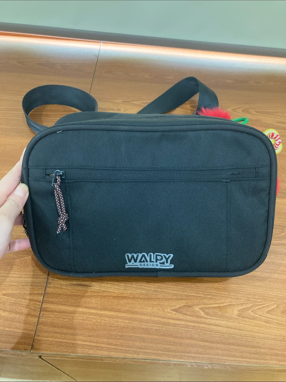 Black Men's Crossbody Belt Bag